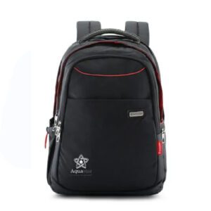 A black backpack