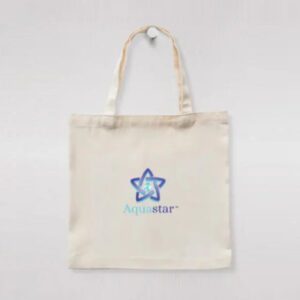 A white tote bag